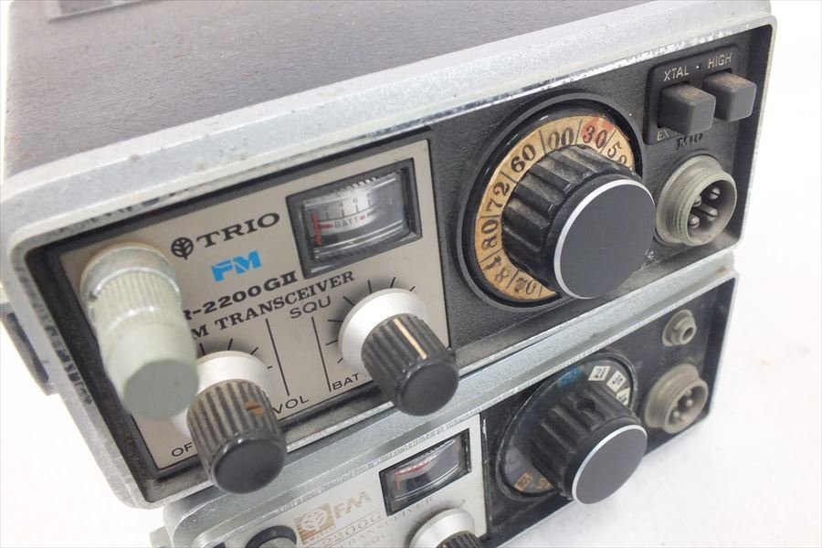 ◆ TRIO トリオ TR-2200G TR-2200GII 無線機 中古 現状品 231109G3671_画像9