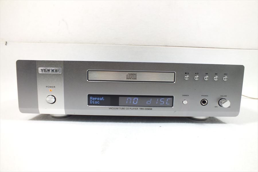 □ TRIODE トライオード TRV-CD6SE CDプレーヤ 元箱付き 音出し確認済 再生確認済 中古現状品 231106G6245_画像3