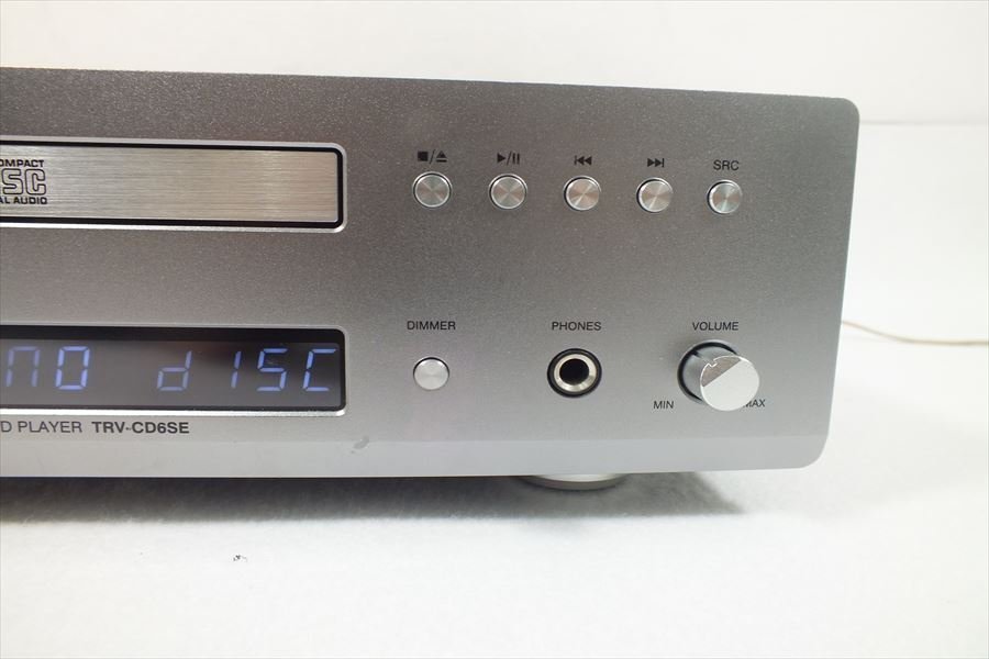 □ TRIODE トライオード TRV-CD6SE CDプレーヤ 元箱付き 音出し確認済 再生確認済 中古現状品 231106G6245_画像7