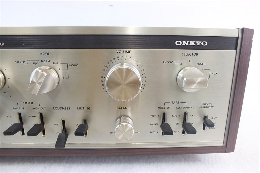 ◆ ONKYO オンキョー A-755NII アンプ 中古 現状品 231209G3089_画像4