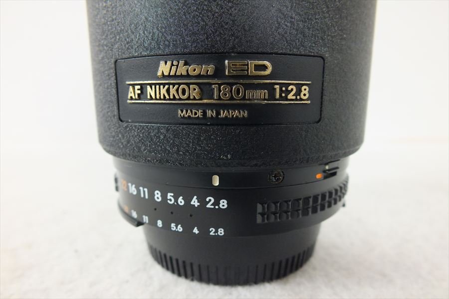 ★ Nikon ニコン AF NIKKOR 180mm 1:2.8 レンズ 中古 現状品 231101Y6687_画像2