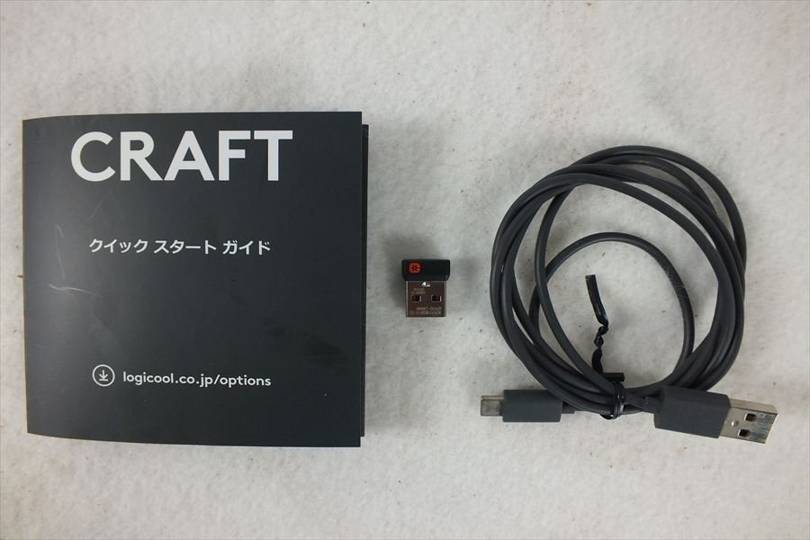 ★ Logicool ロジクール KX1000S CRAFT PCキーボード 取扱説明書有り 元箱付き 動作確認OK 中古 231201B2019_画像8