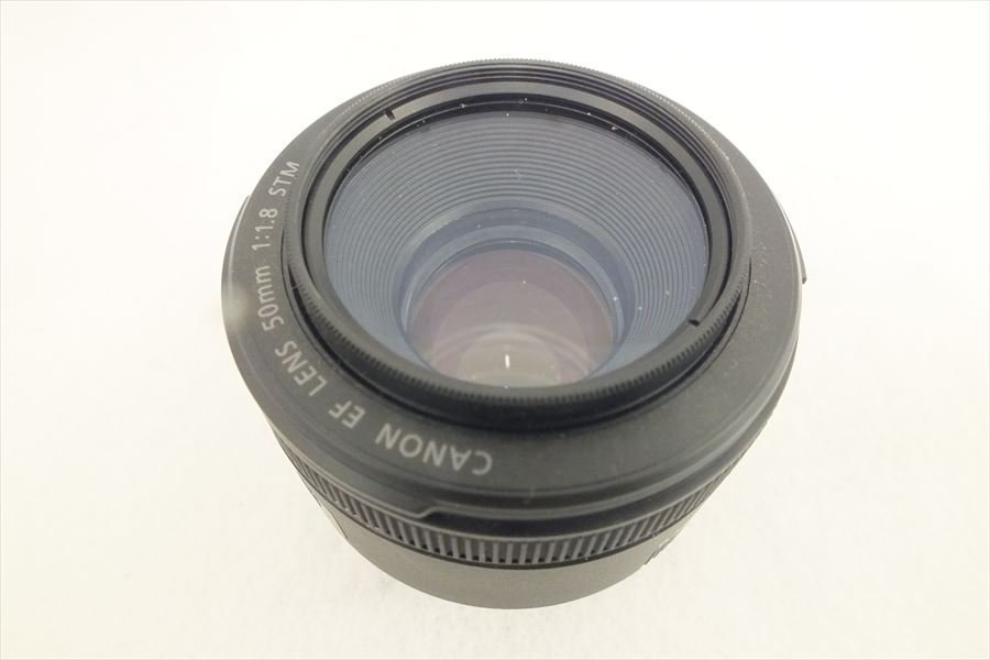 ◆ Canon キャノン 50mm 1:1.8 STM レンズ 取扱説明書有り 元箱付き 中古 現状品 231209M5028_画像2