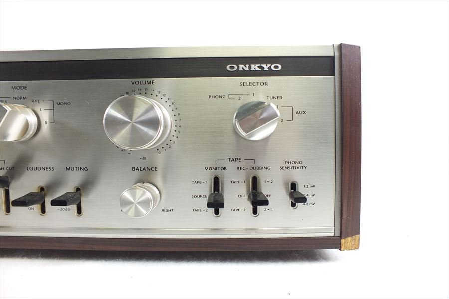 ◇ ONKYO オンキョー A-755 N II /100 プリメインアンプ 中古 現状品 231208T3004_画像4