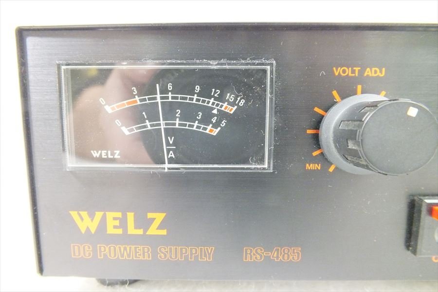 □ WELZ RS-485 直流安定化電源 取扱説明書有り 元箱付き 中古 現状品 231101B2288_画像5