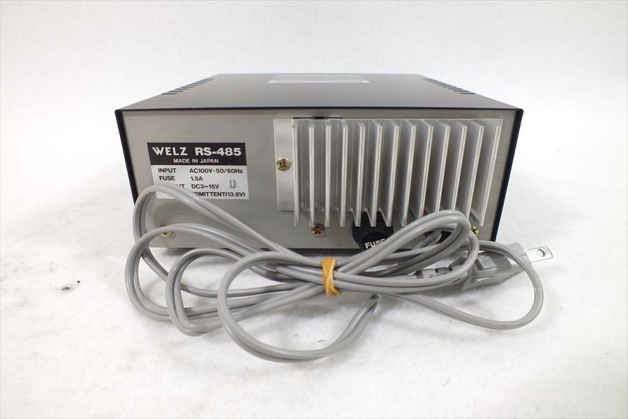 □ WELZ RS-485 直流安定化電源 取扱説明書有り 元箱付き 中古 現状品 231101B2288_画像8