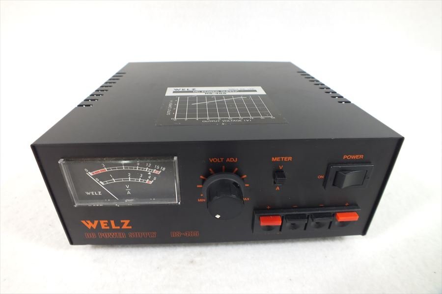 □ WELZ RS-485 直流安定化電源 取扱説明書有り 元箱付き 中古 現状品 231101B2288_画像2