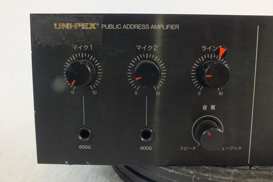 ◆ UNI-PEX ユニペックス GS-30W アンプ 中古 現状品 231109M5427_画像3