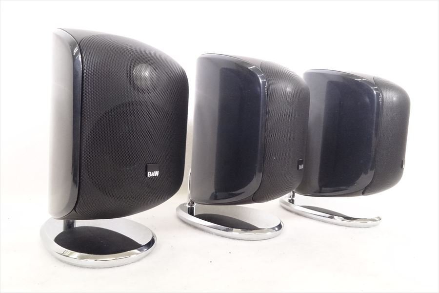 ▼ B&W Bowers&Wilkins M-1 3個 スピーカー 取扱説明書有り 音出し確認済 中古 231205A1026A_画像1