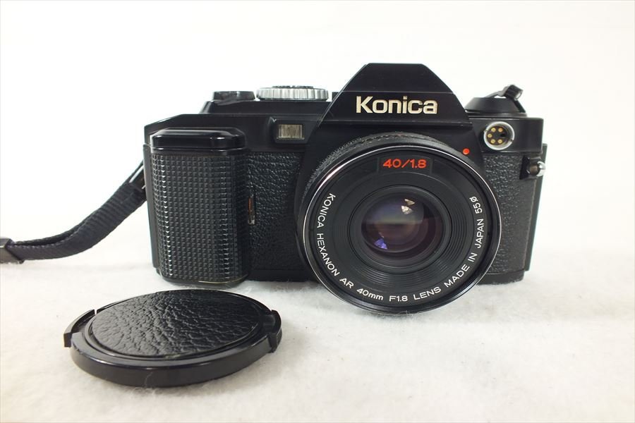 ★ KONICA コニカ FS-1 フィルム一眼レフ AR 40ｍｍ 1.8 中古 現状品 231201Y6160_画像1