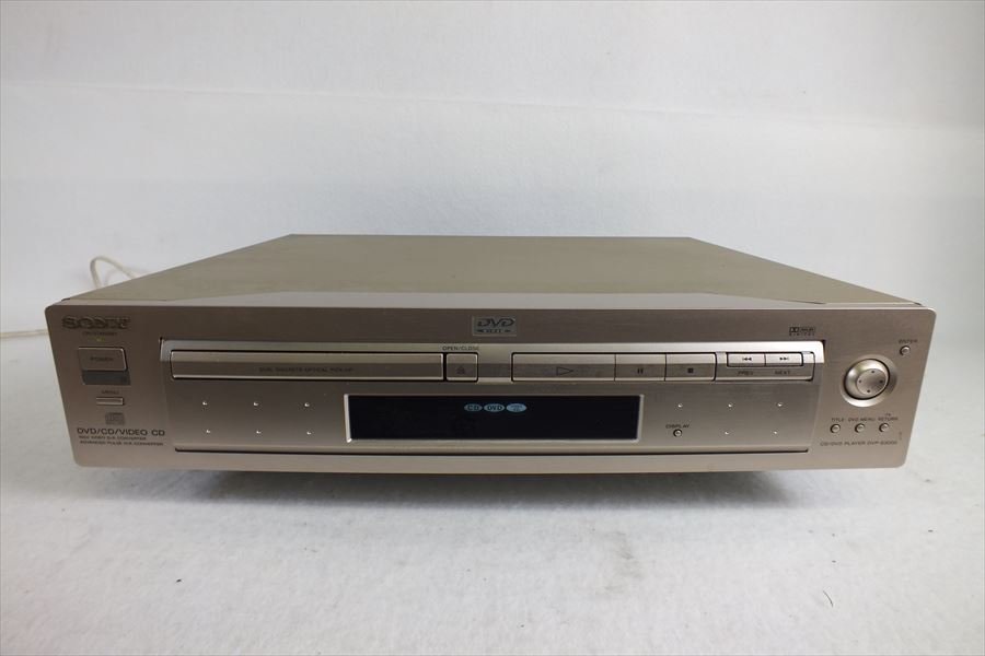 ◇ SONY ソニー DVP-S3000 DVDプレーヤー リモコン有り 音出し確認済 中古 現状品 231208R7066_画像1