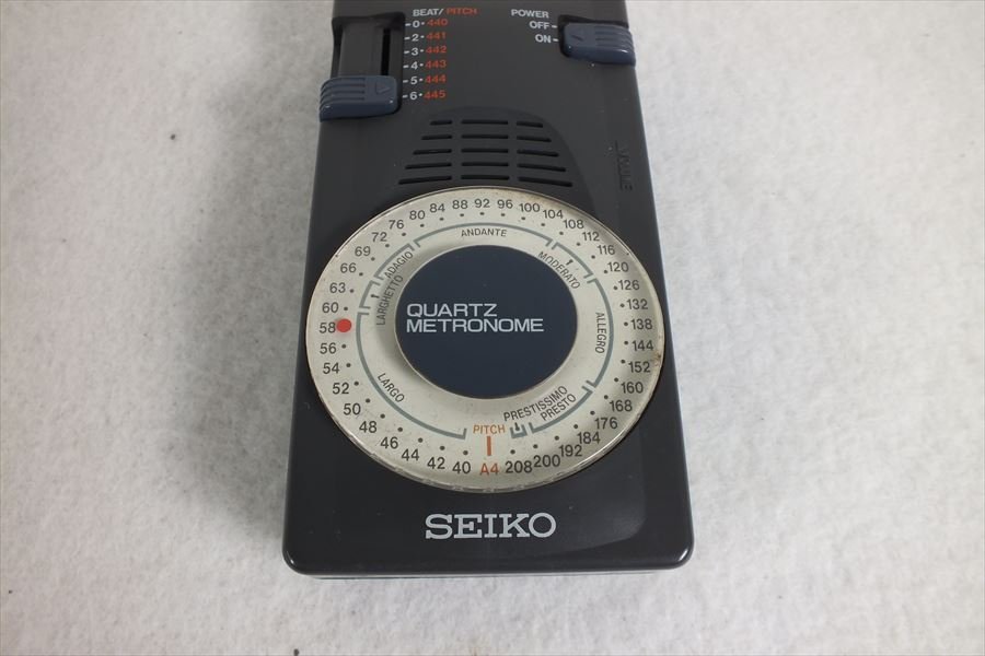 * SEIKO Seiko SQ-77 metronome operation verification settled used present condition goods 231208T3141