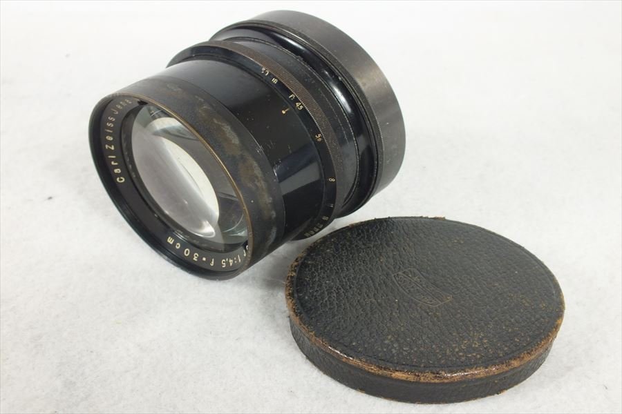 ★ CarlZeiss カールツァイス レンズ Tessar 1:4.5 f=30cm 中古 現状品 231201N3192_画像1