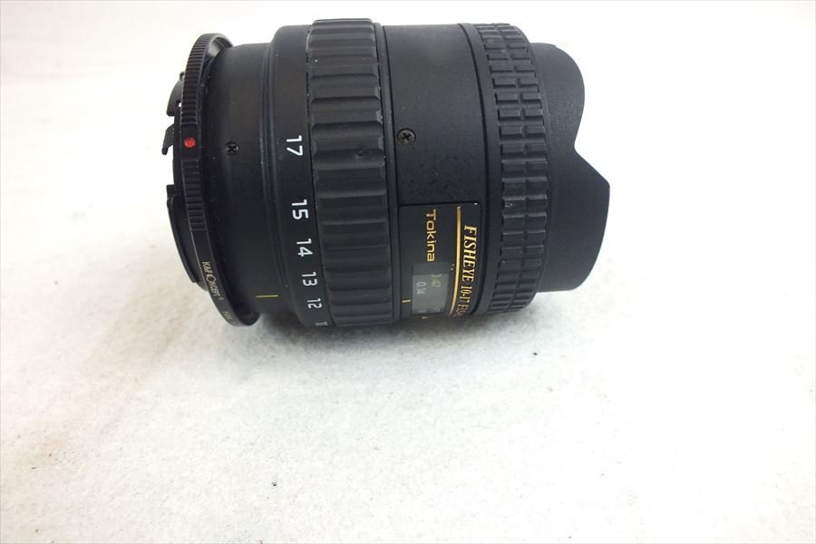 ☆ Tokina トキナー AT-X FISHEYE 10-17 3.5-4.5 DX レンズ Canonマウント 中古 現状品 231107R6293B_画像4