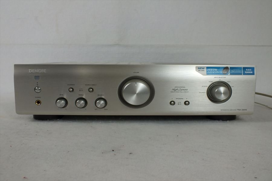 ★ DENON デノン PMA-390RE アンプ 取扱説明書有り リモコン有り 中古 現状品 231201A8096_画像2