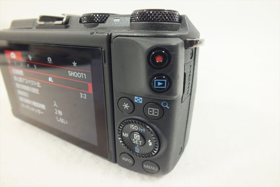 □ Canon キャノン M3 ミラーレス一眼レフ EF-M 18-55mm 1:3.5-5.6 IS STM 取扱説明書有り 元箱付き 中古 現状品 231206G6150_画像8