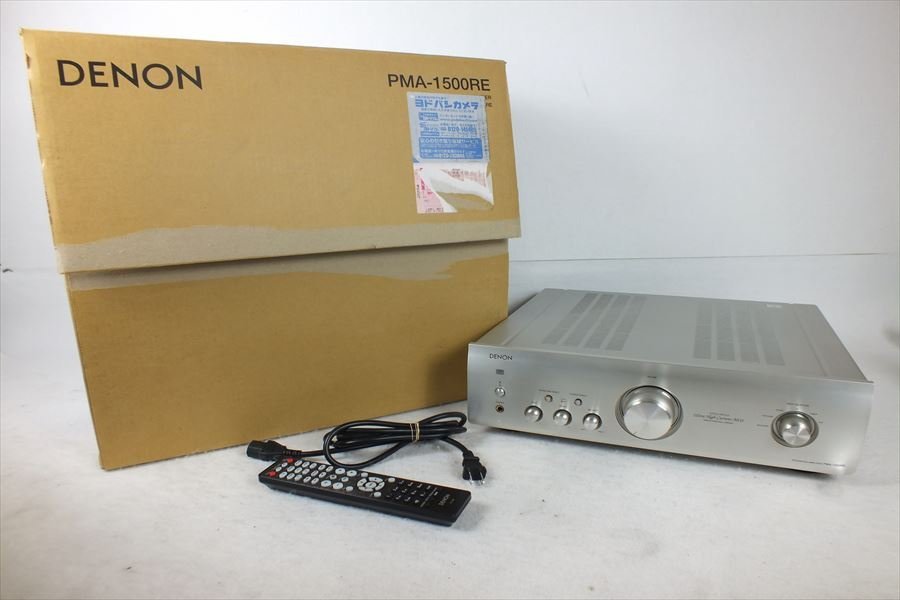 ★ DENON デノン PMA-1500RE アンプ 取扱説明書有り リモコン有り 中古 現状品 231201B2501_画像1