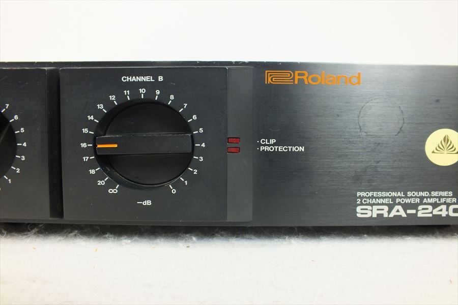 ★ Roland ローランド SRA-2400 アンプ 音出し確認済 中古 現状品 231201B2523_画像4