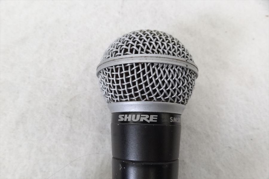 ▼ SHURE シュアー SM58 2本 マイク 中古 現状品 231205K2162_画像3