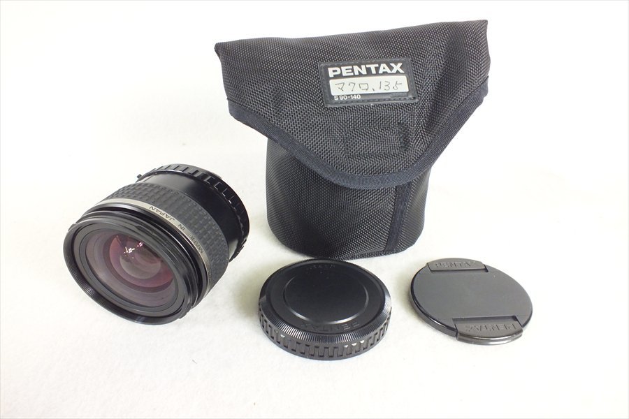 ◇ PENTAX ペンタックス PENTAX-FA 645 1:2.8 45mm レンズ ソフトケース付き 中古 現状品 231208R7501_画像1