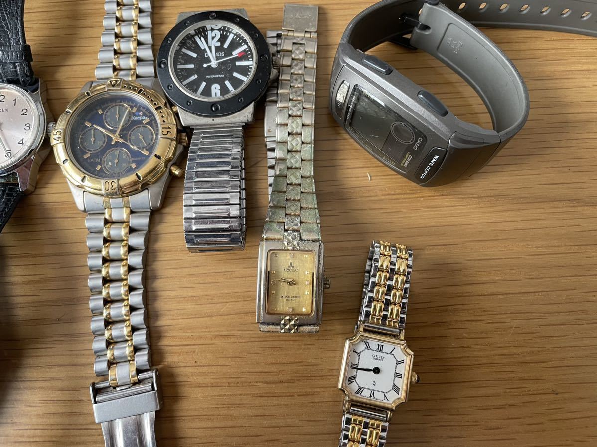 【ジャンク】腕時計 SEIKO CITIZEN セイコー シチズン CASIO その他　まとめ　メンズ　婦人用腕時計　【1円スタート】_画像3