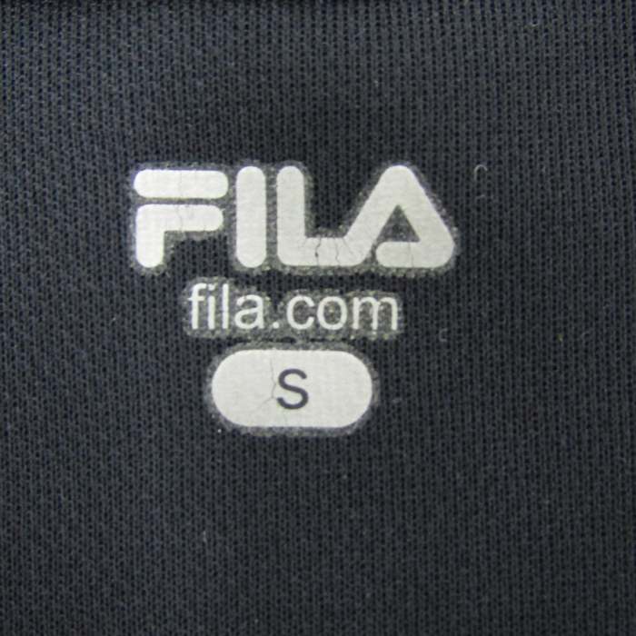 フィラ 半袖Tシャツ グラフィックT 袖ロゴ スポーツウエア レディース Sサイズ ブラック FILA_画像3