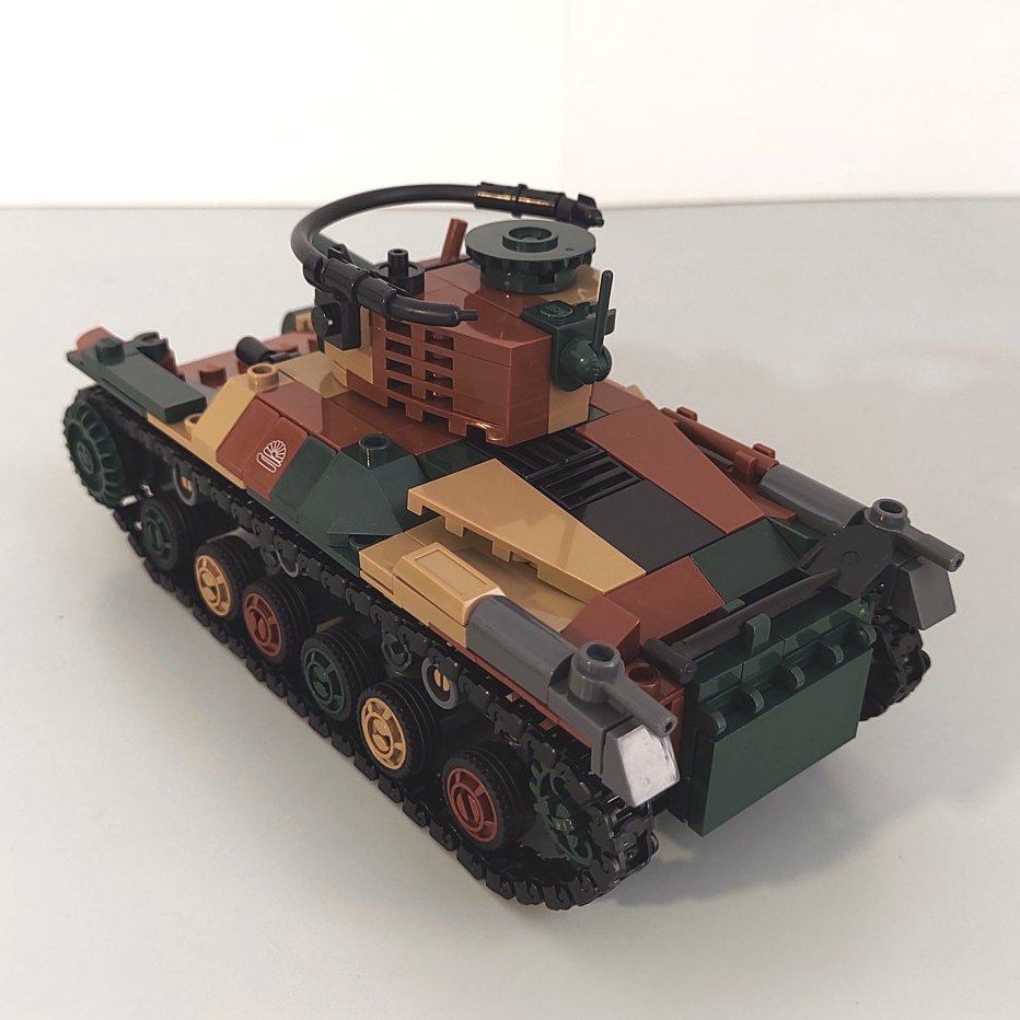 日本陸軍 九七式中戦車 チハ（旧/新砲塔） レゴ互換_画像3