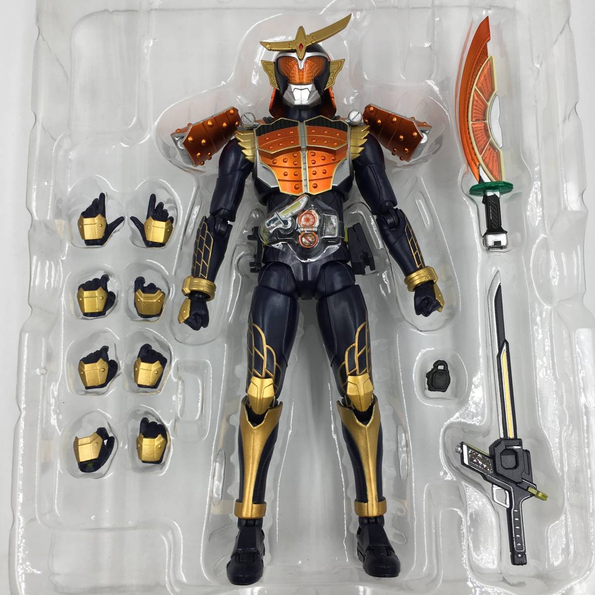 :１円～ 中古 S.H.Figuarts 仮面ライダーバロン バナナアームズ/仮面ライダー鎧武 オレンジアームズ ２点セット BANDAI_画像6