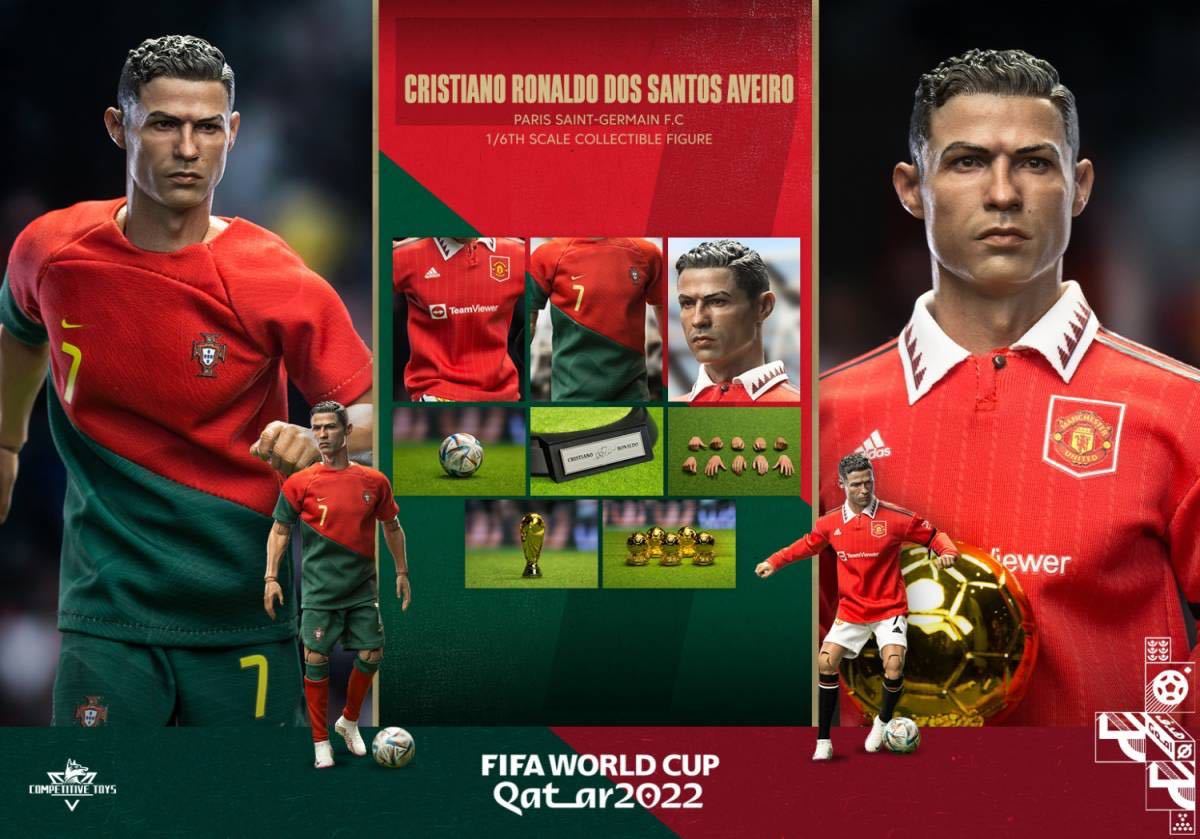 新品未開封 Competitive Toys COM002 クリスティアーノ ロナウド 1/6 Cristiano Ronaldo (検ホットトイズ ENTERBAY メディコム メディコス)_画像1