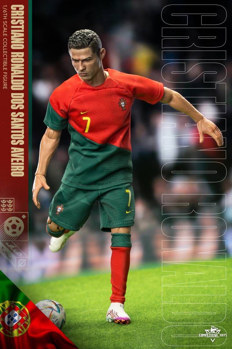 新品未開封 Competitive Toys COM002 クリスティアーノ ロナウド 1/6 Cristiano Ronaldo (検ホットトイズ ENTERBAY メディコム メディコス)_画像6