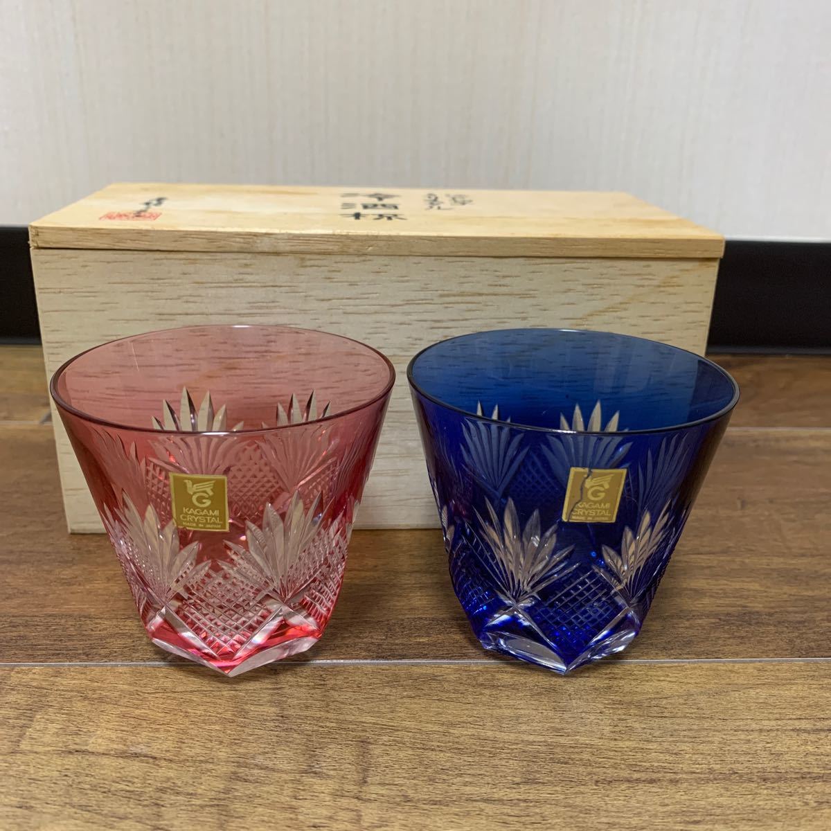 KAGAMI CRYSTALkagami crystal Edo порез . crystal pe Agras холодный sake кубок традиция прикладное искусство 