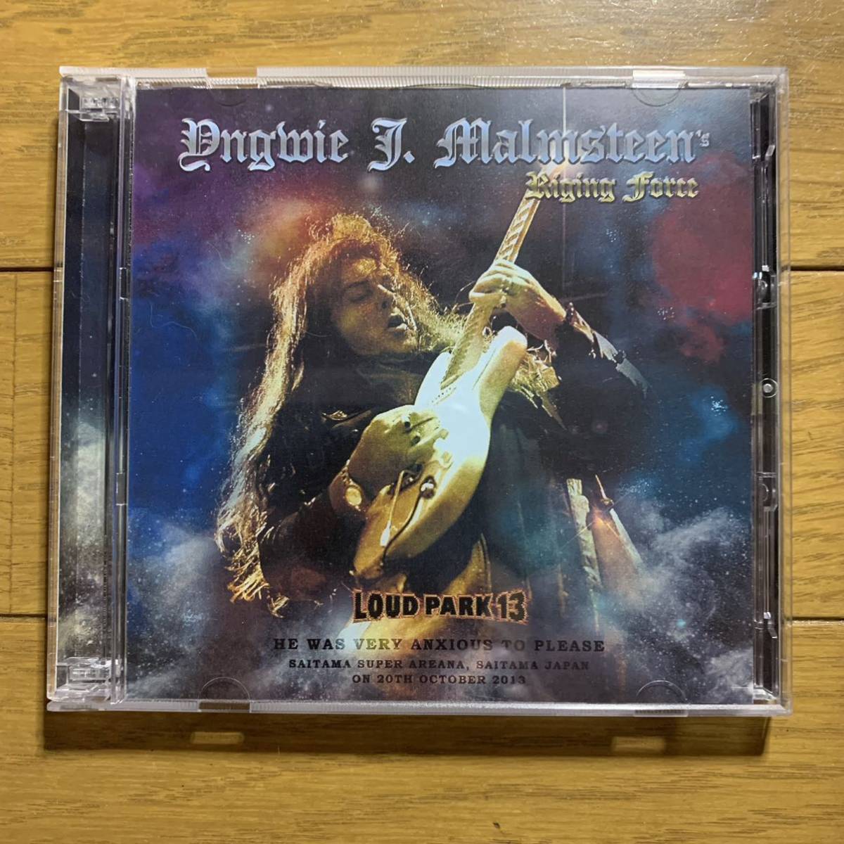 YNGWIE J MALMSTEEN’S RIGING FORCE / HE WAS VERY ANXIOUS TO PLEASE / LP13_画像1
