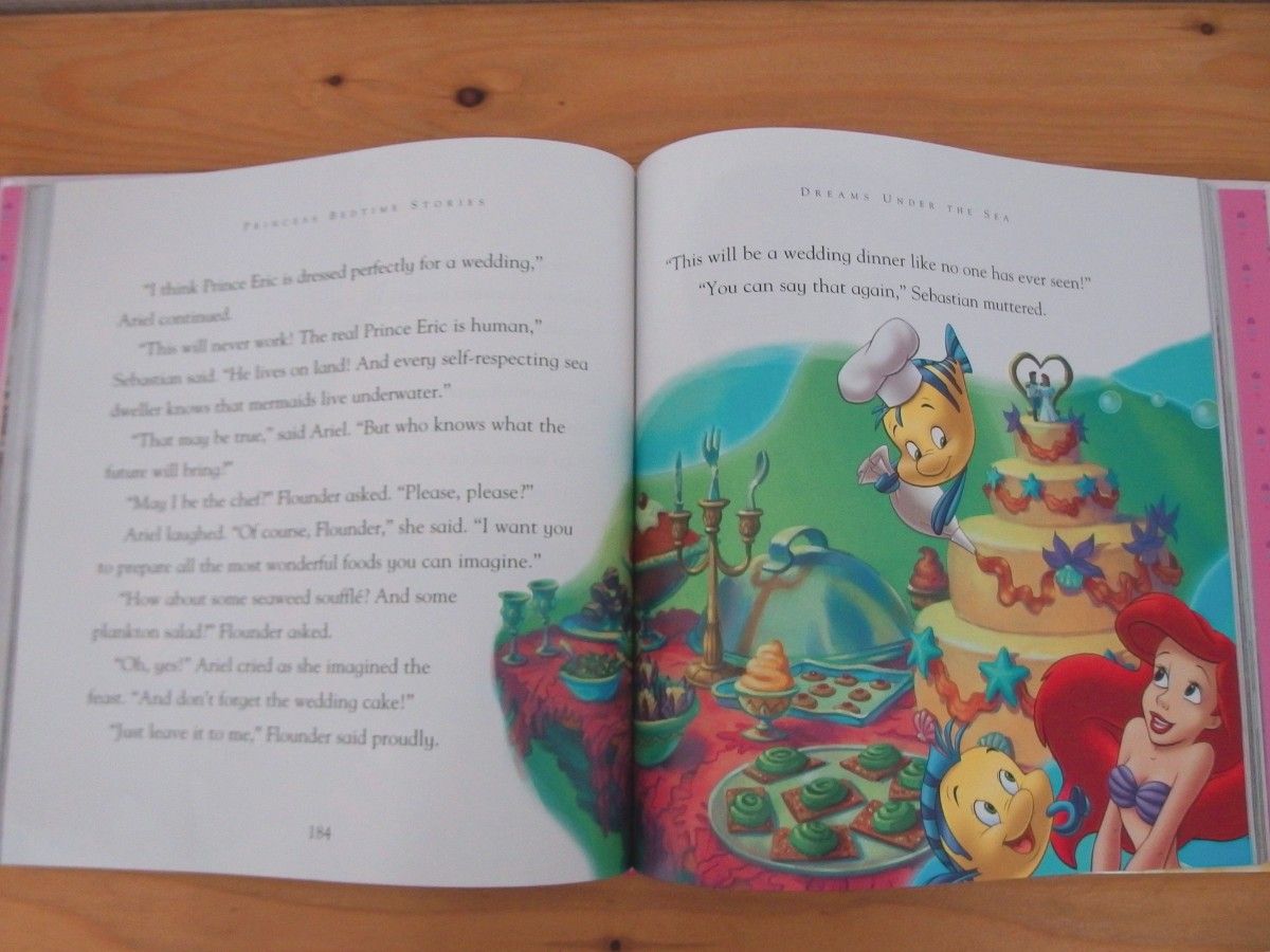 Disney ディズニー プリンセス 洋書 絵本 2冊セット/英語 知育 Look＆Find Book ベッドタイムストーリー