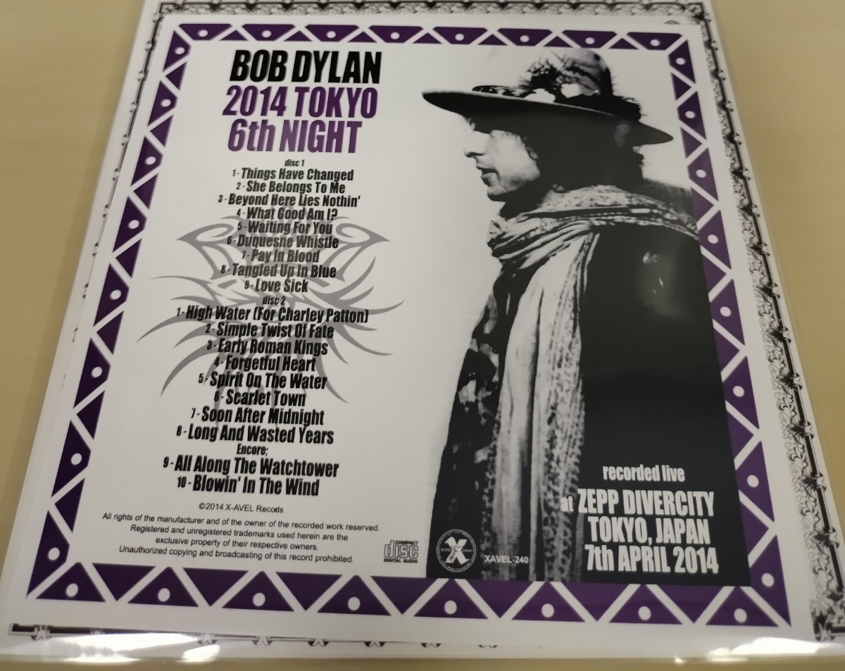 送料無料 Bob Dylan (2CD) 2014 Tokyo 6th Night_画像2