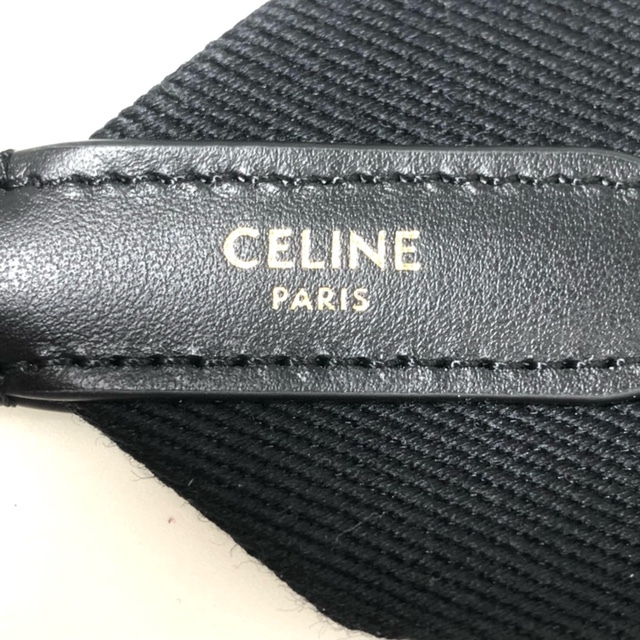 【CELINE】セリーヌ ジャガードストラップ ショルダーストラップ ゴールド_画像7