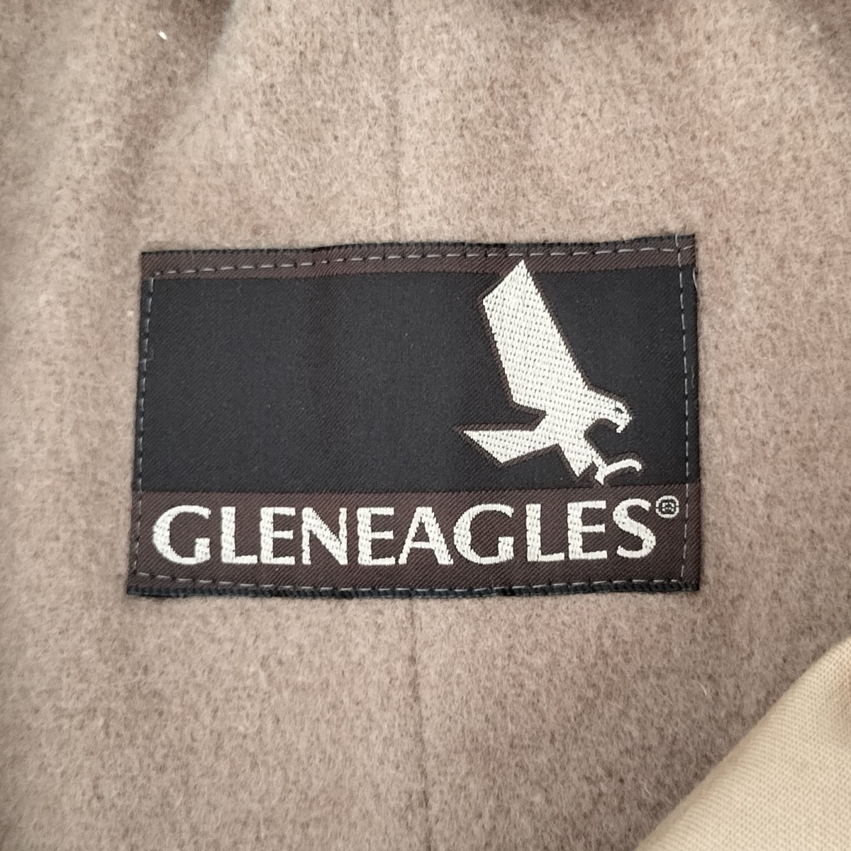 GLEN EAGLES Glenn Eagle s высококлассный мужской тренчкот 40 S удален возможность шерсть ткань внутренний имеется пальто 