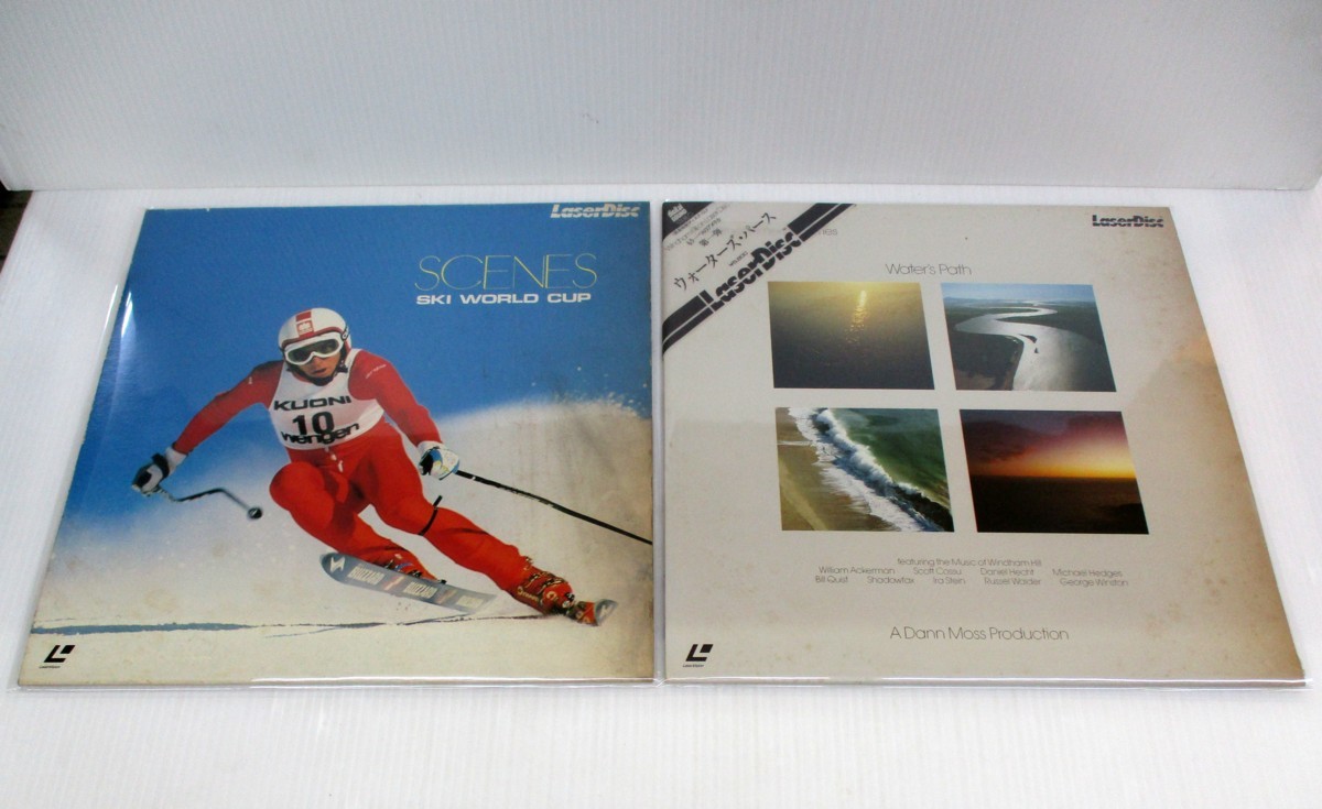 * 87640 laser disk 4 sheets ski other Pioneer .. and **