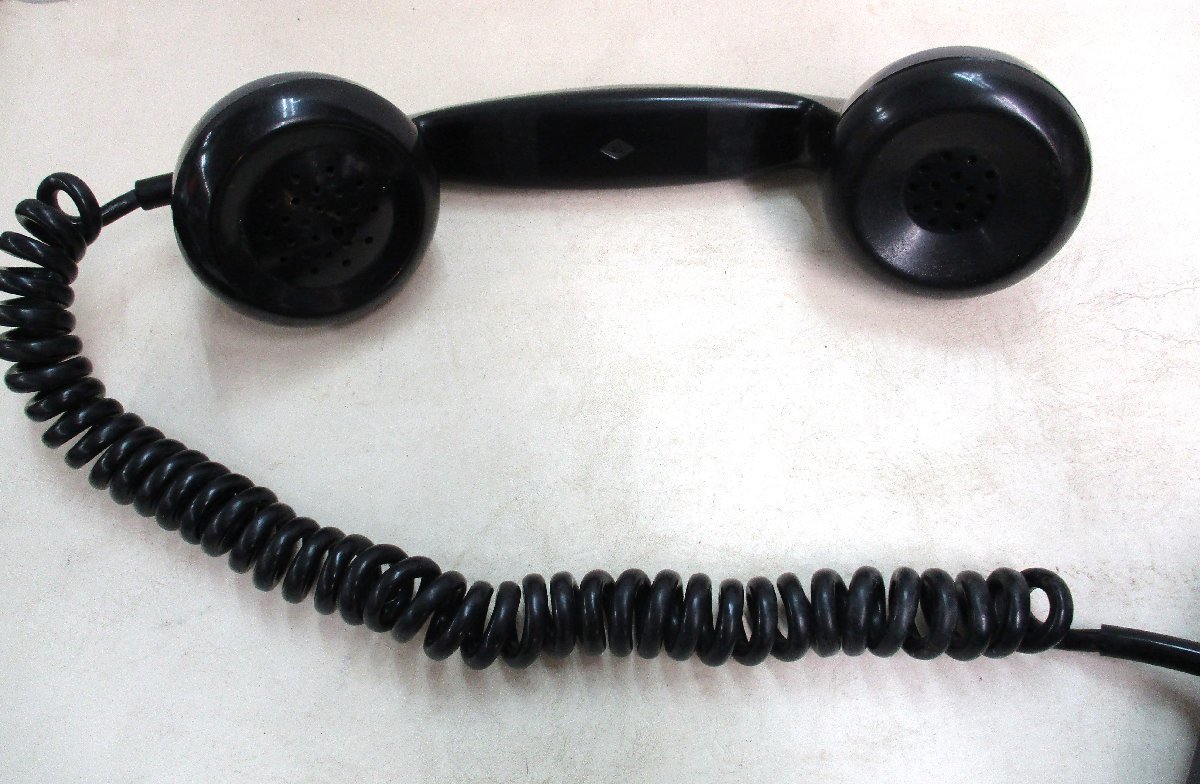 * 95582 Showa Retro Japan electro- confidence telephone . company 6 black telephone 4-A *