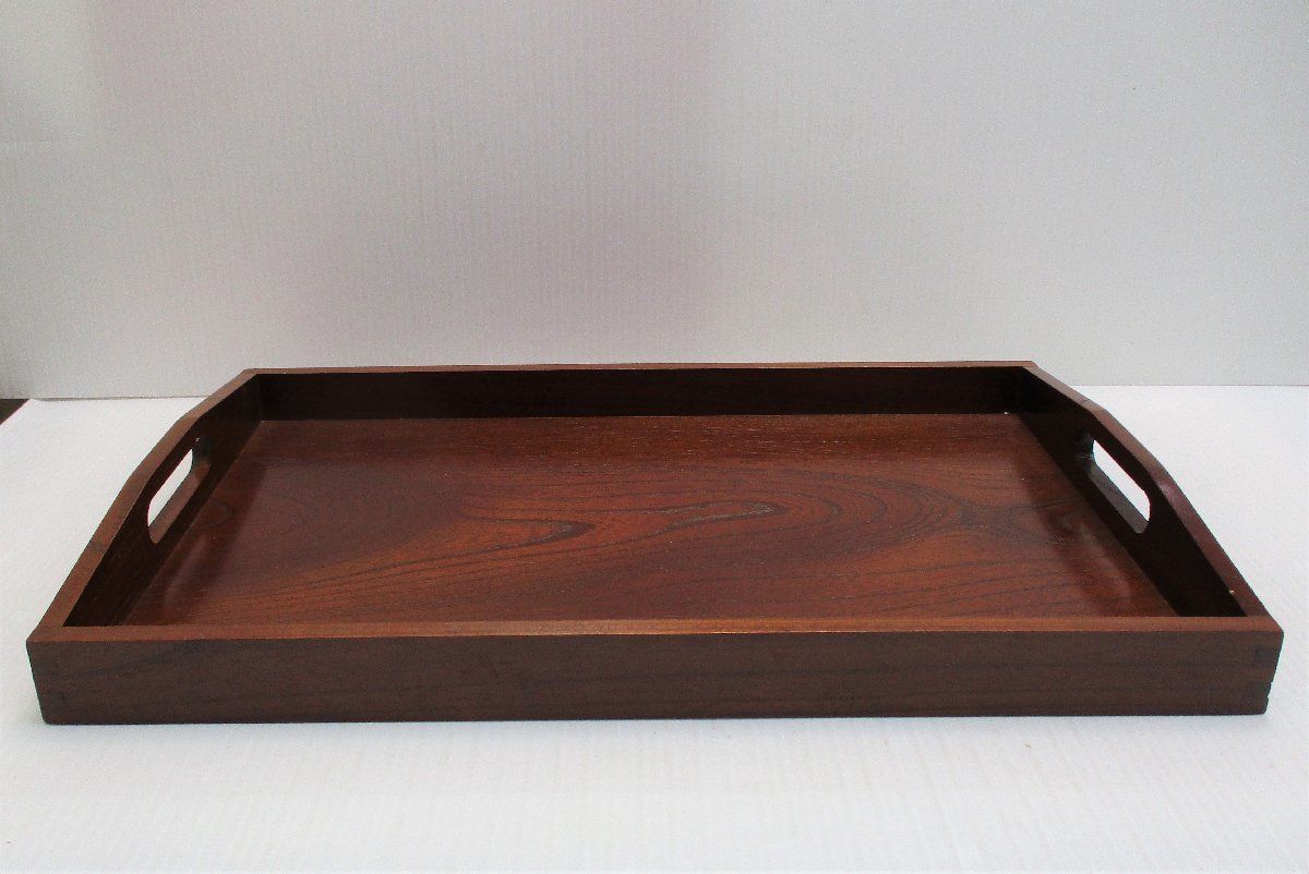 * 92287 O-Bon angle tray large 45x5x29cm tray natural tree used beautiful goods **