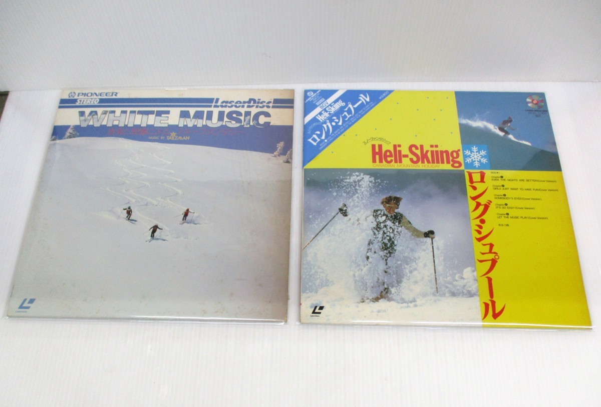 * 87640 laser disk 4 sheets ski other Pioneer .. and **