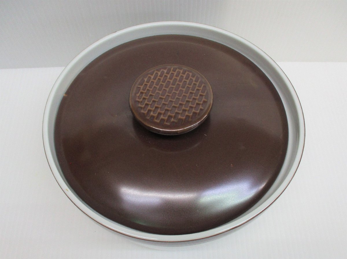 * 90798 крышка есть миска керамика производства φ22.5cm белый / чай крышка есть мяч контейнер керамика retro прекрасный товар **