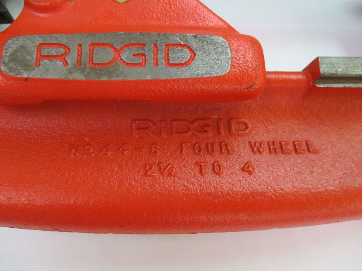 ☆ 86507 RIDGID パイプカッター 4枚刃 44-S 切断応力 2 1/2-4 ☆ 86507 RIDGID パイプカッター 4枚刃 44-S 切断応力 2 1/2-4