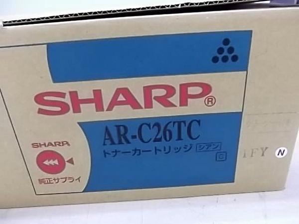 * 52268 sharp original toner cartridge Cyan AR-C26TC corresponding type [ AR-C170 AR-C172 AR-C260 AR-C261 AR-C262 ] unused **