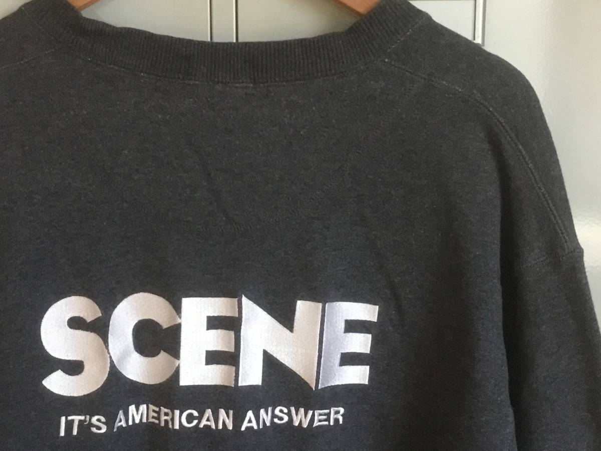 送料無料！昭和 レトロ アイビー SCENE IT'S AMERICAN ANSWER バックロゴトレーナー スウェット / VAN JAC ヴァンヂャケット トラッド_画像10