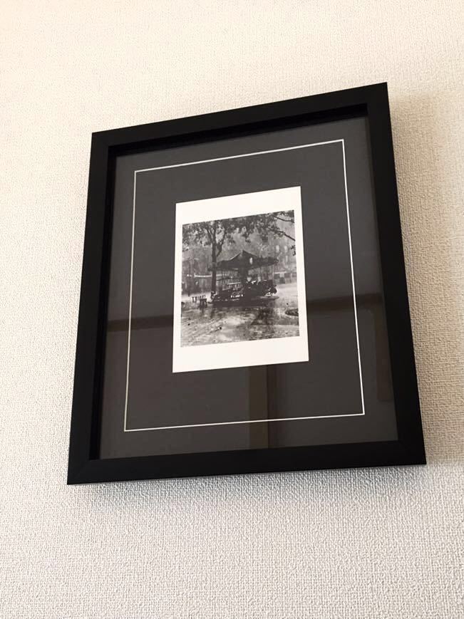 【ロベール・ドアノー】8種展開 写真家 Robert Doisneau 7 印刷物 ポストカード や木製額装31×26 cm 絵柄違い有_画像6