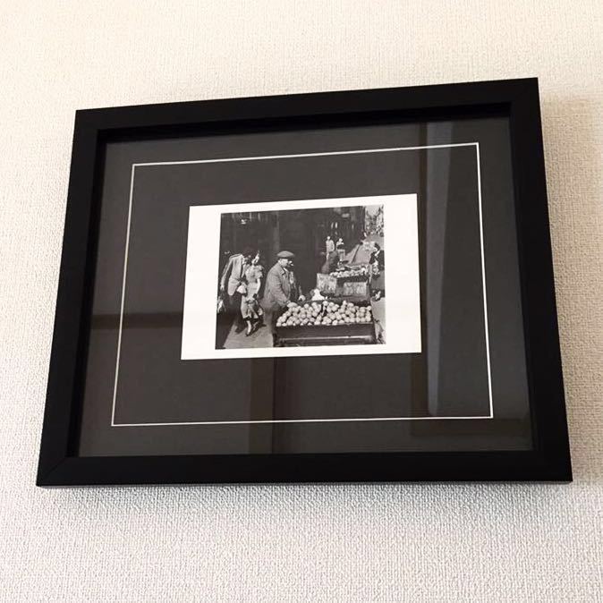 【ロベール・ドアノー】8種展開 写真家 Robert Doisneau 8 印刷物 ポストカード 木製額装31×26 cm 絵柄違い有り_画像4