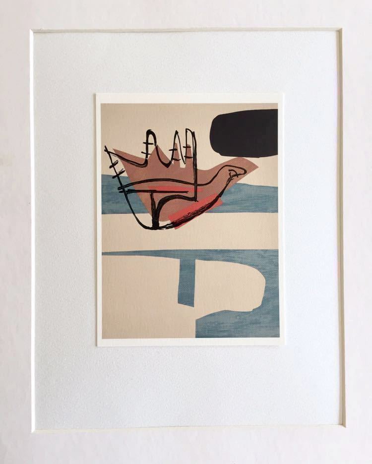 ル・コルビジェ 】絵柄15種展開 リトグラフ「直角の詩」2 開いた ル・コルビジェ 】絵柄15種展開 リトグラフ「直角の詩」2 開いた
