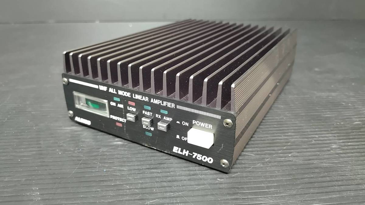 吉004 ALINCO アルインコ ELH-7500 430MHｚ 50W UHFオールモードTX-RXアンプ パワーアンプ 動作未確認_画像2