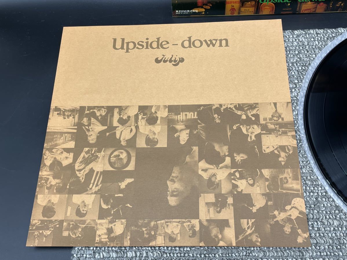 １２３８ 見本盤 美盤 TULIP チューリップ Upside-down レコード ＬＰの画像3