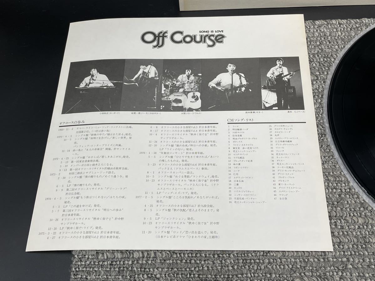 １２５４　見本盤　美盤　レコード　ＬＰ　オフコース・アンソロジー　オフコース　PRT-8085_画像3